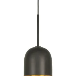 GUBI Howard liten hänglampa, mässing i gunmetal