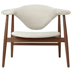 GUBI Masculo fåtölj, oljad valnöt, Eero Special FR 106