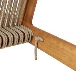 GUBI MR01 Initial Outdoor fåtölj, oljad iroko