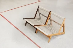 GUBI MR01 Initial stol, oljad valnöt