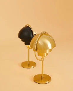 GUBI Multi-Lite bärbar bordslampa, mässing - mässing