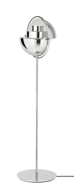 GUBI Multi-Lite golvlampa, krom