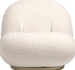 GUBI Pacha fåtölj, snurrfunktion, Karakorum 001 - pearl gold