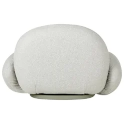 GUBI Pacha Outdoor loungefåtölj med armstöd, svängbar bas, Libera 003