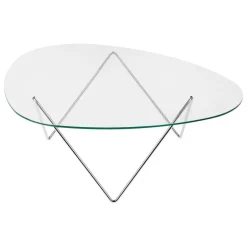 GUBI Pedrera soffbord, krom