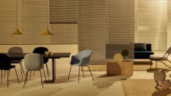 GUBI Pietra sidobord, 30 x 80 x 40 cm, neutral vit travertin