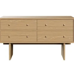 GUBI Private sideboard, ljus ekfanér