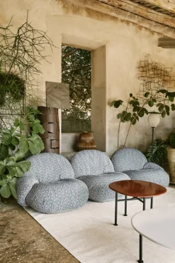 GUBI Satellite Outdoor golvlampa, svart - gräddvit