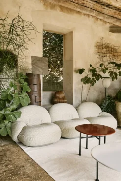 GUBI Satellite Outdoor golvlampa, svart - gräddvit