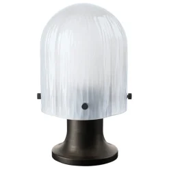 GUBI Seine bärbar lampa, antikbehandlad mässing - vit