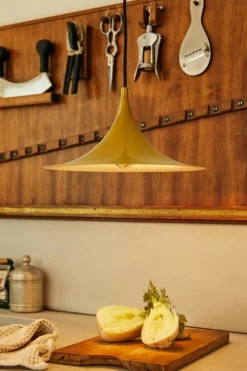 GUBI Semi hänglampa, 47 cm, fänkålsfrö, glansig