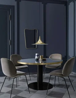 GUBI Semi pendellampa 47 cm, mässing