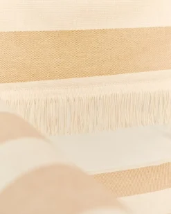 GUBI Tropique stol med fransar, klassiskt vit - Leslie Stripe 40