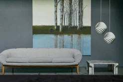 GUBI Turbo taklampa, 62 cm, alabaster vit, glansig