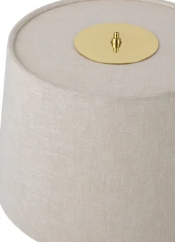 GUBI Tynell 9205 bordslampa, mässing - kanvas