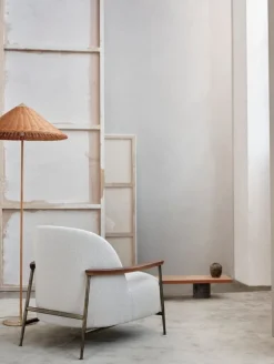 GUBI Tynell 9602 golvlampa, mässing - rotting