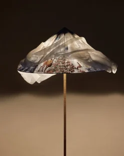 GUBI Tynell 9602 golvlampa, Pierre Frey Special Edition