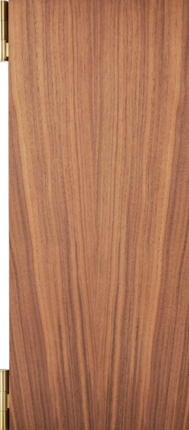 GUBI Vanity väggspegel, 2 paneler, valnöt - mässing