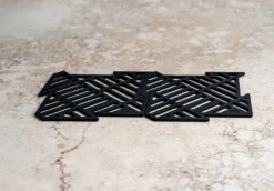 Happy Sinks Happy Sinks Puzzle matta till diskho, 4 st, svart