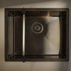 Happy Sinks Happy Sinks Wunderbar utdragbar köksstång, svart