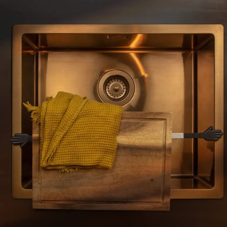 Happy Sinks Happy Sinks Wunderbar utdragbar köksstång, svart