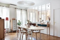 Hartô Carmen pendellampa, ny version, 120 cm, vit