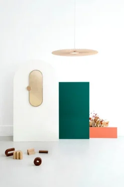 Hartô Carmen pendellampa, ny version, 120 cm, gyllene sand