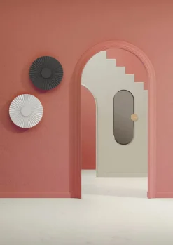 Hartô Carmen vägglampa, 50 cm, vit