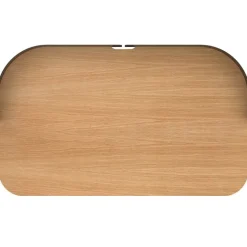 Hartô Victor skrivbord, ek - skiffergrå