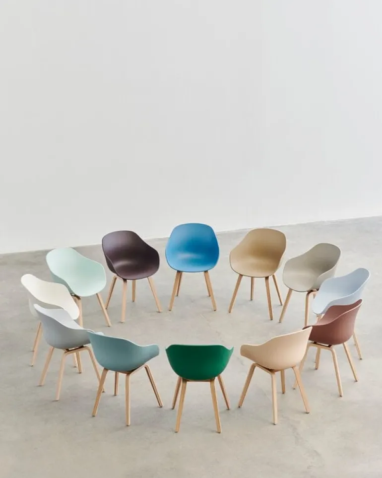 HAY About A Chair AAC22, betonggrå 2.0 - lackerad ek