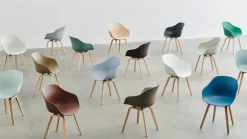 HAY About A Chair AAC22, melange cream 2.0 - såpad ek