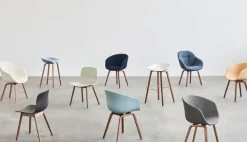 HAY About A Chair AAC23 Soft, lackad valnöt - Bolgheri LGG60