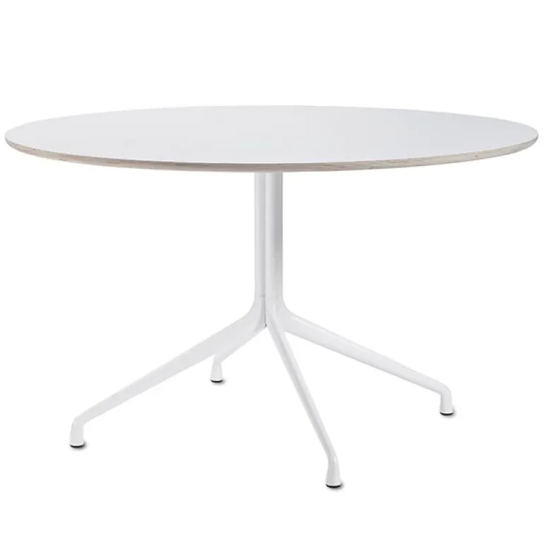 HAY About a Table AAT20, 128 cm, vitt laminat