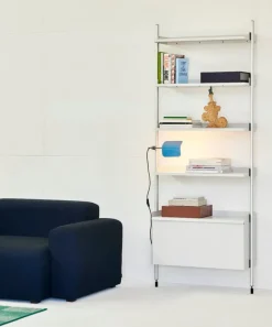 HAY Apex, klämlampa, pastellblå