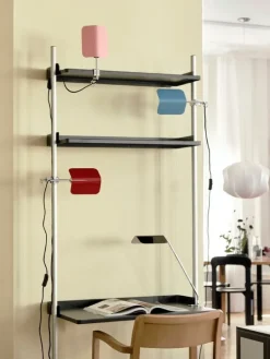 HAY Apex klämlampa, rödbrun