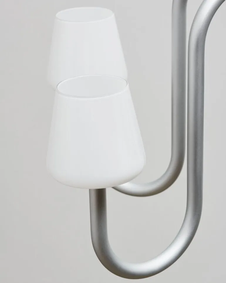 HAY Apollo ljuskrona 745, vitt opalglas