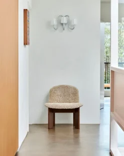 HAY Apollo vägglampa, vitt opalglas