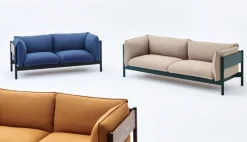 HAY Arbour Eco 2-sitsig soffa, Steelcut Trio 796 - ek