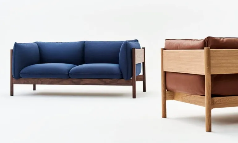 HAY Arbour Eco 2-sitsig soffa, Steelcut Trio 796 - ek