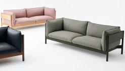 HAY Arbour Eco 3-sitssoffa, Nevada 0500S - oljad vaxad valnöt