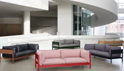 HAY Arbour Eco 3-sitssoffa, Nevada 0500S - oljad vaxad valnöt