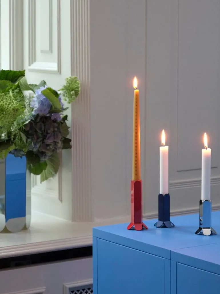 HAY Arcs ljusstake S, mörkblå