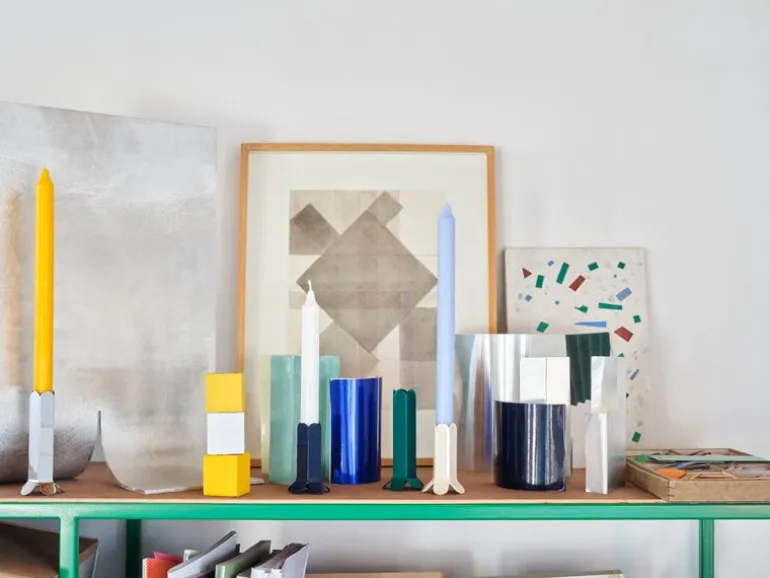 HAY Arcs ljusstake S, mörkblå