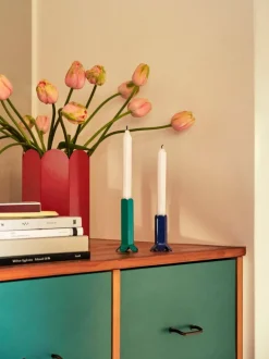 HAY Arcs ljusstake S, mörkblå