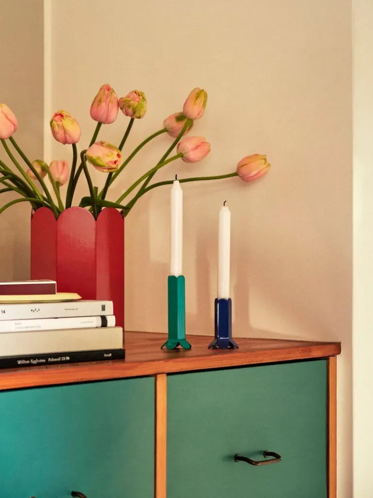 HAY Arcs ljusstake S, mörkblå