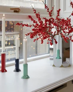 HAY Arcs ljusstake S, mörkblå