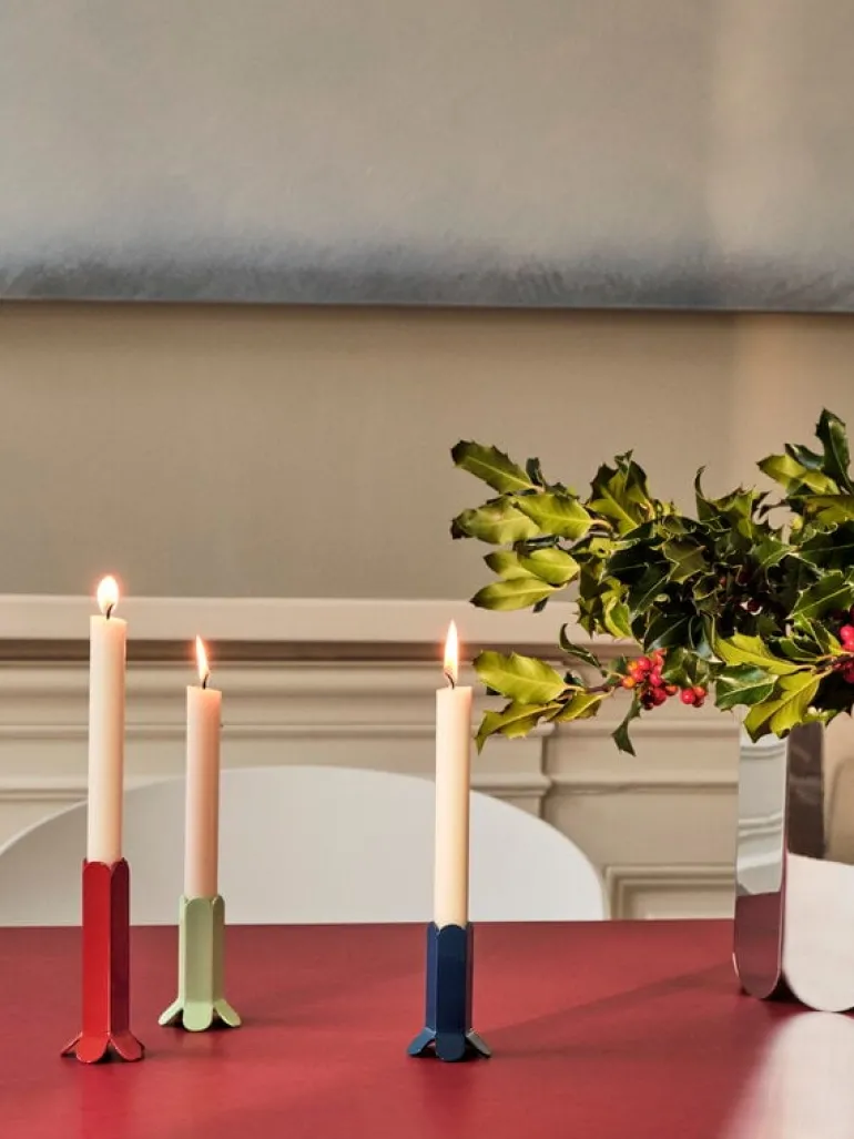 HAY Arcs ljusstake S, mörkblå