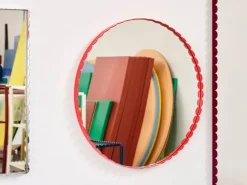 HAY Arcs Mirror rektangel, liten, reflekterande