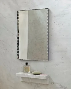 HAY Arcs Mirror rektangel, liten, reflekterande