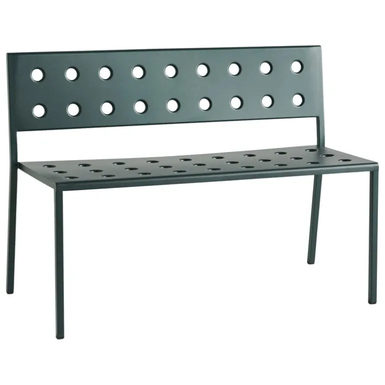 HAY Balcony bänk, 114 x 52 cm, mörk skog